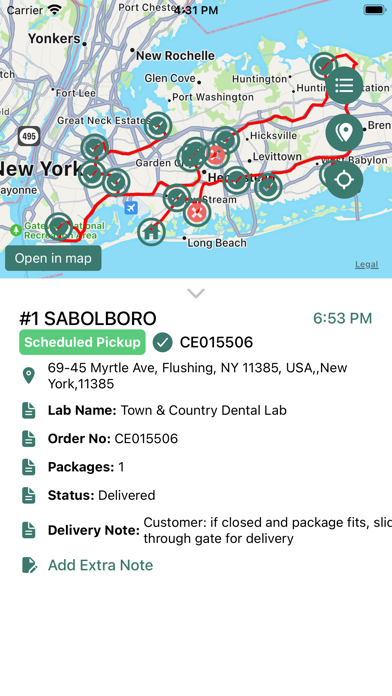 CourtesyExp Driver iPhone screenshot 3 - Travel app