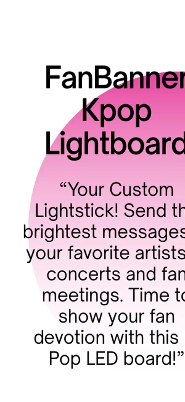 FanBanner : kpop LED Screenshot 1