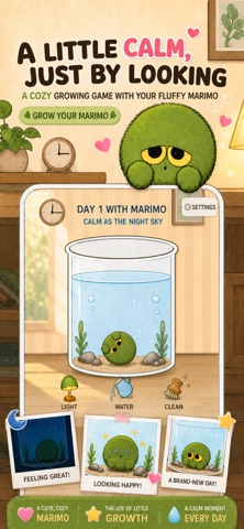 MARIMO: Cozy Moss Pet screenshot 1