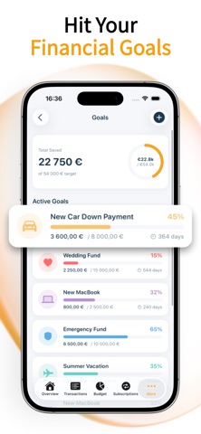 Money manager & tracker - Mani iPhone screenshot