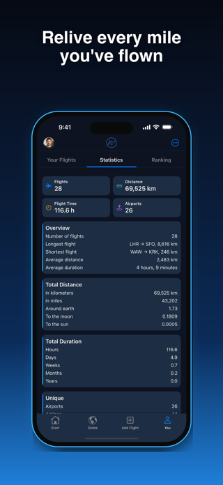 YourFlights - Flight Tracker Screenshot 6 of 9
