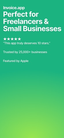 Invoice.app: Receipt Generator Screenshot 1 of 8