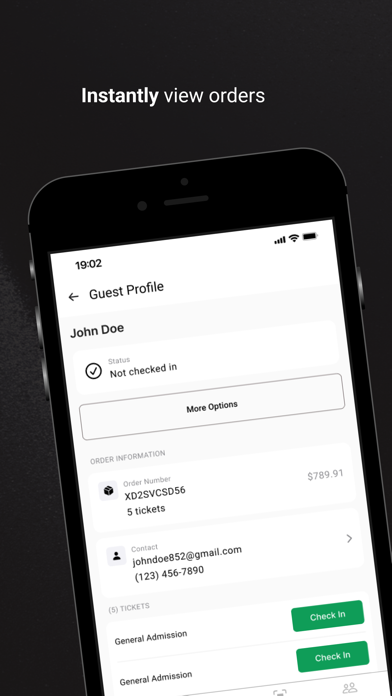 EventMania Ticket Scanner Screenshot