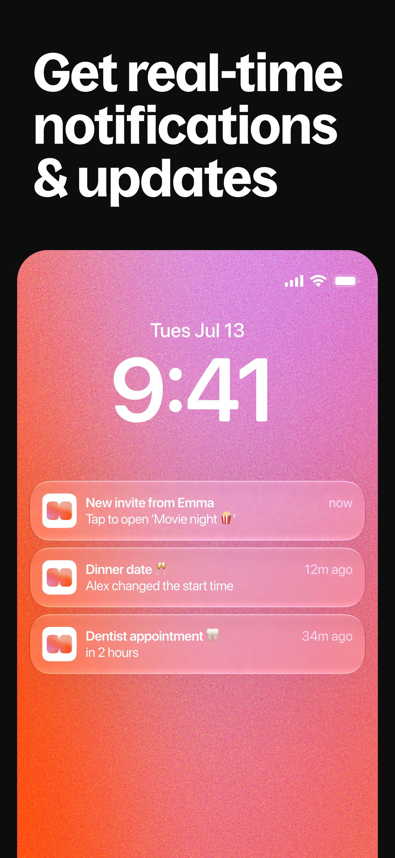 Howbout: shared calendar screenshot 4