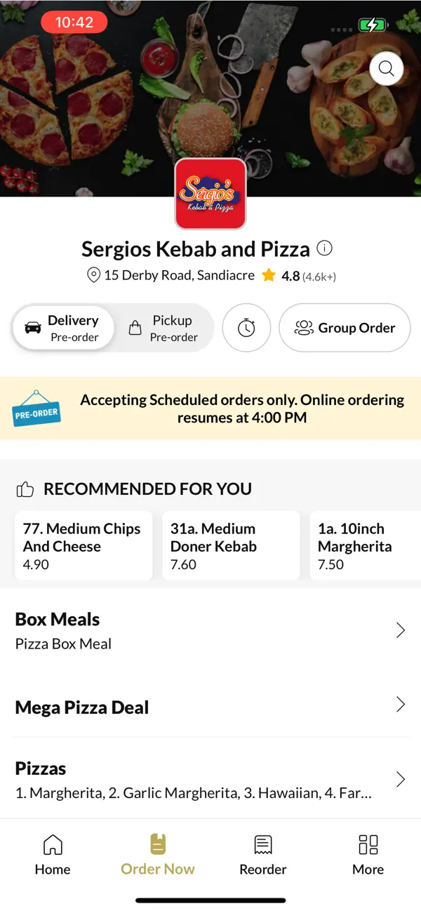 Screenshot #2 pour Sergios Kebab and Pizza