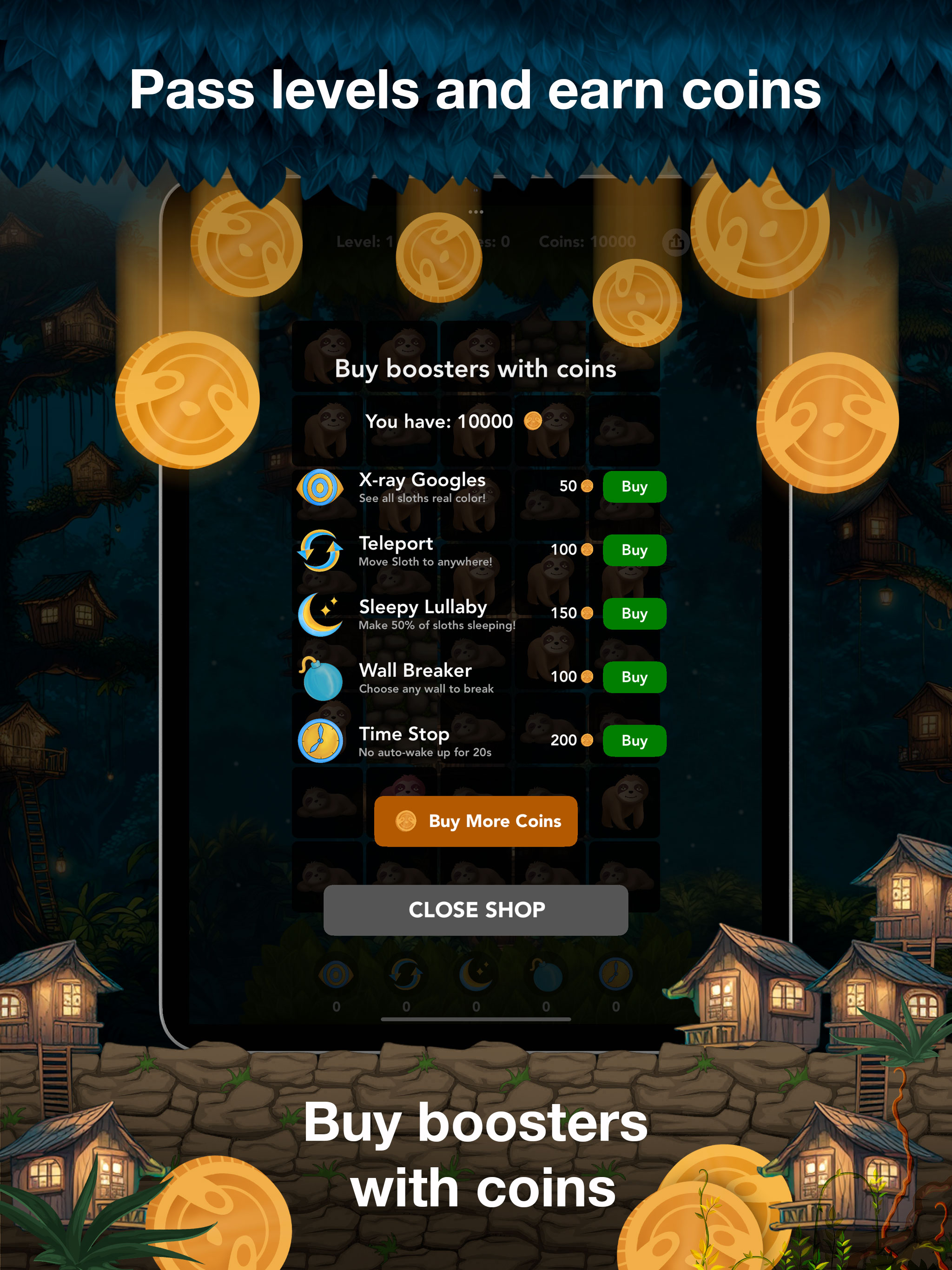 Sloth Town: Logic Puzzle