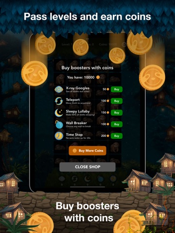 Sloth Town: Logic Puzzle iPad screenshot