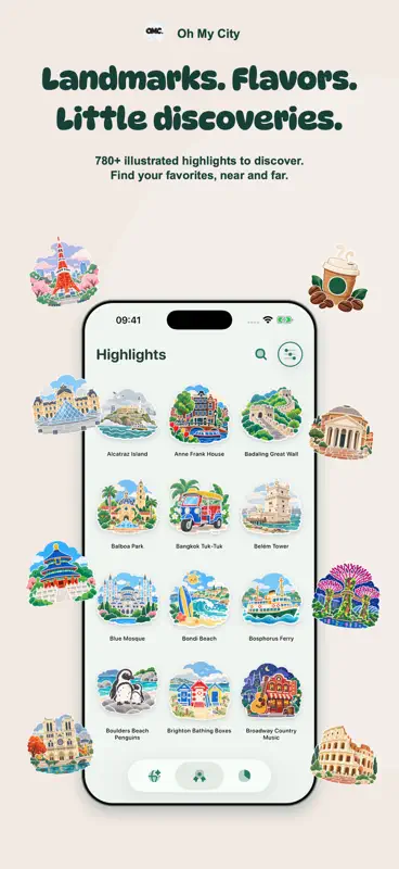 Oh My City: Travel Map, Badges screenshot 7 of 10