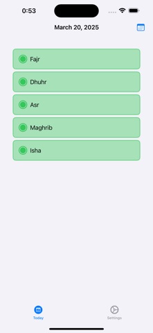 Qaza Salah Tracker Screenshot 1 of 3