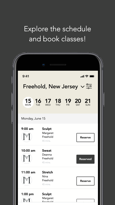 Margo's Low-Impact Health Club iPhone screenshot 3 - Health & Fitness app