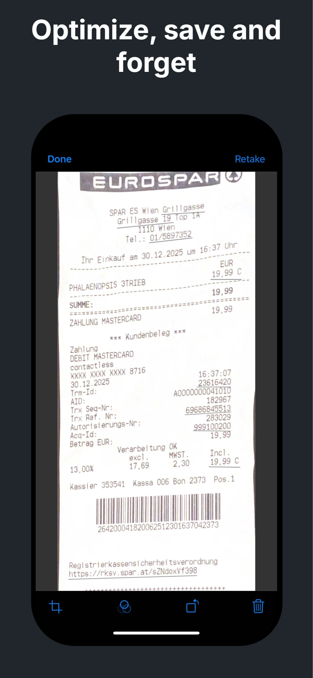 ReceiptFlow - Scan Receipts