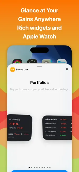 Stocks Live + Stock Tracker screenshot 8