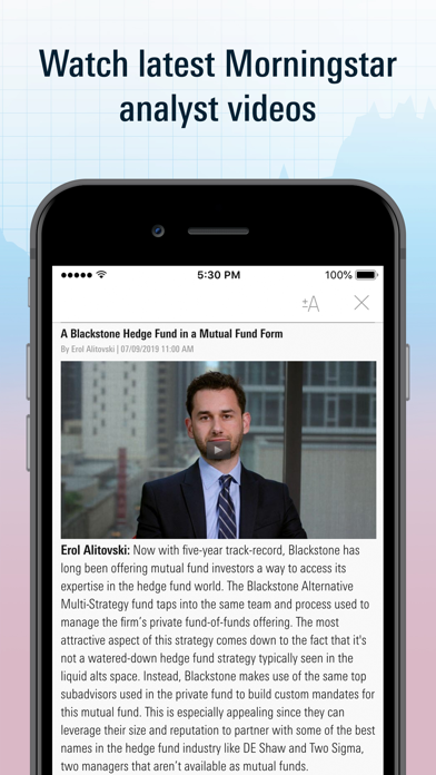 Morningstar Investor screenshot