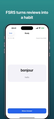 FSRS Mobile - Flashcards Screenshot 2 of 5