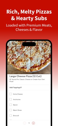 Giovanni's Pizza Scotia iPhone screenshot