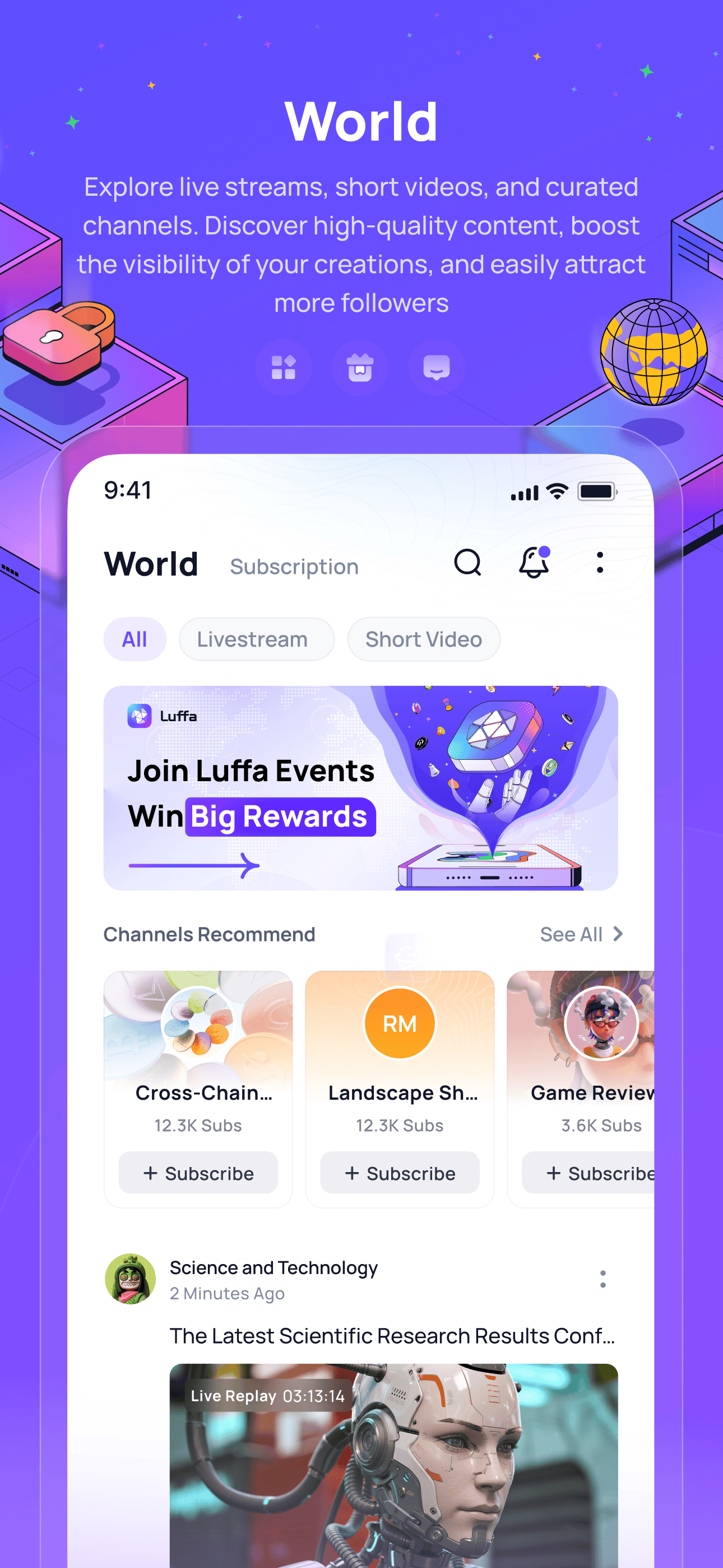 Luffa:Secure Encrypted Chat