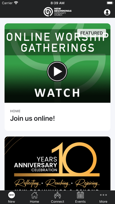 NBCC - Bay Area Church, CA Screenshot