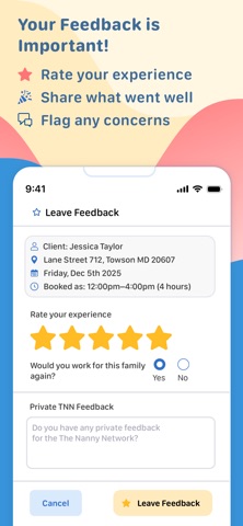 Nanny Network: Child Care Jobs iPhone screenshot