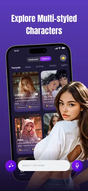 Fantas AI: Crush Chat Roleplay screenshot 1