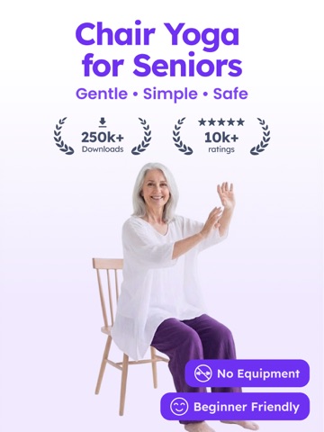 Chair Yoga for Seniors iPad screenshot