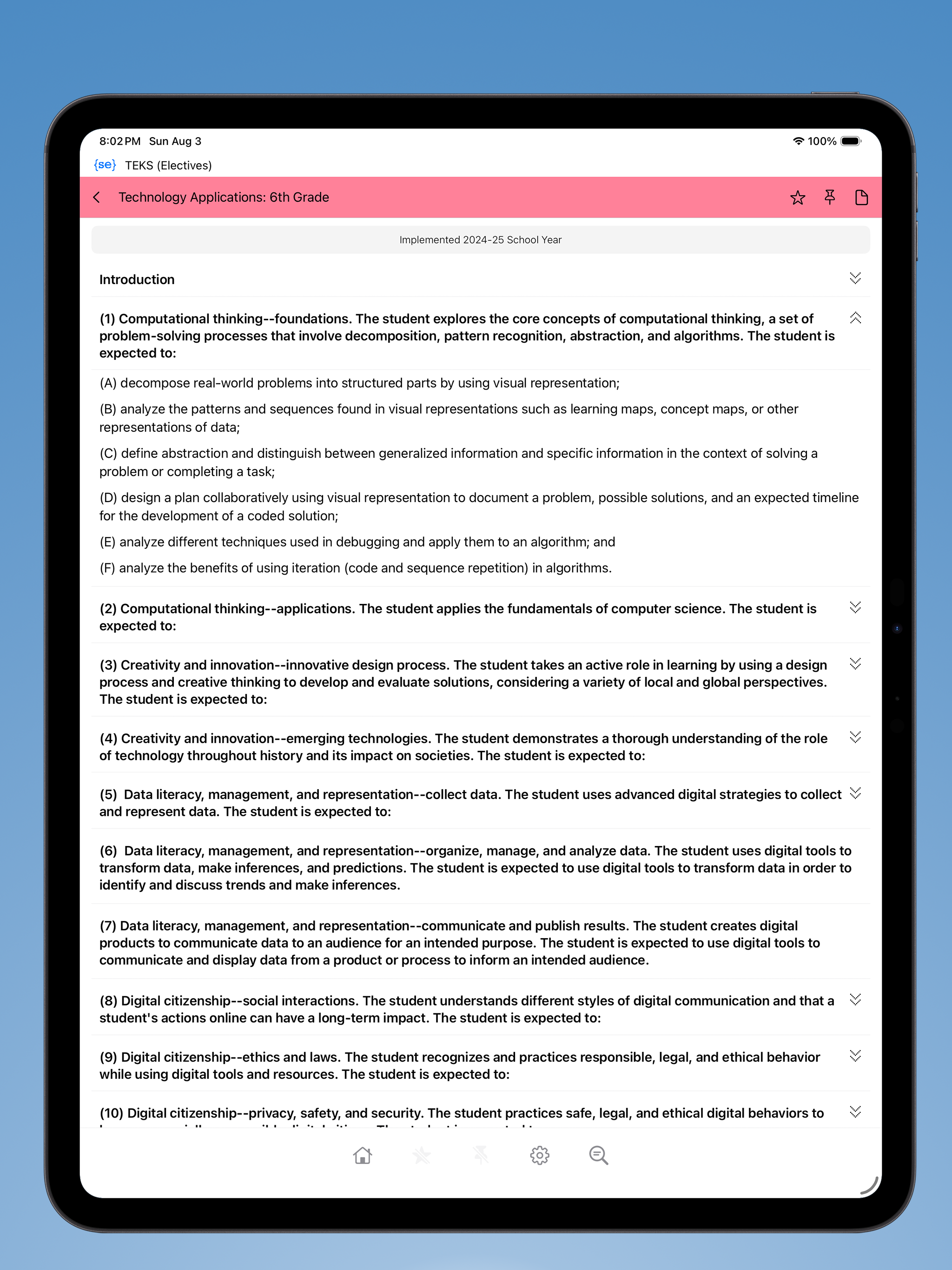 TEKS by S.E. (Electives) screenshot 9