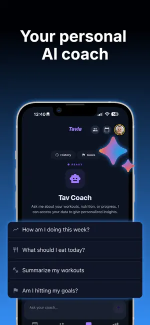 Tavla: AI Fitness Tracker screenshot 4