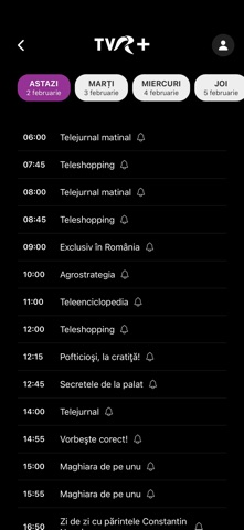 TVR+ iPhone screenshot