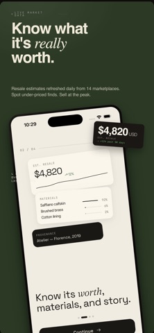 Handbag Identifier & Value iPhone screenshot