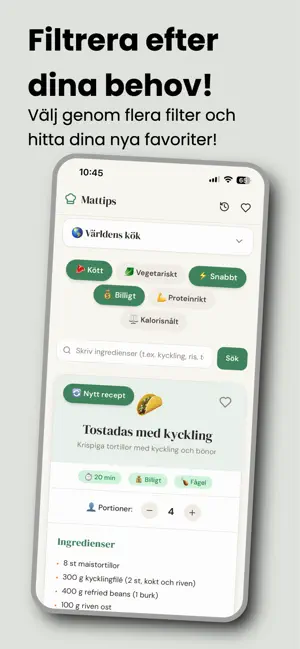 Mattips - Recept & Tips screenshot 2