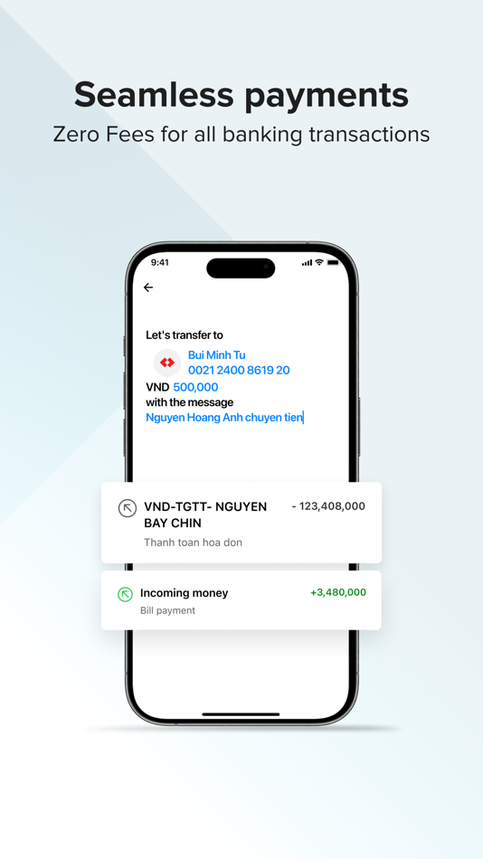 #4. Techcombank Mobile (iOS) 由: VIETNAM TECHNOLOGICAL AND COMMERCIAL JOINT STOCK BANK