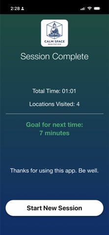 Calm Space Meditation Screenshot 3 of 3