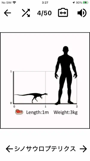 恐竜クイズ Dino Flash Card screenshot 2