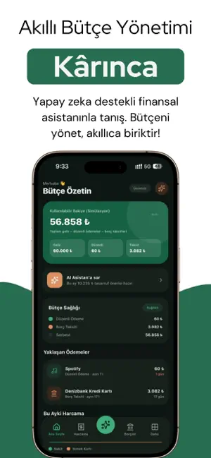 Kârinca: Budget & Debt Tracker screenshot 1