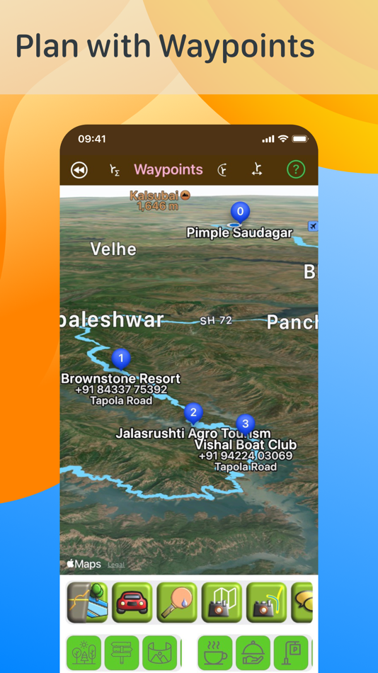 #2. Routespunkt Hiking Grid Diary (iOS) By: Sudipto Paul