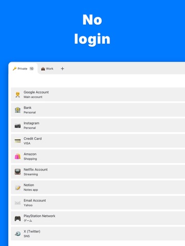 Password Manager - Clipboard iPad screenshot