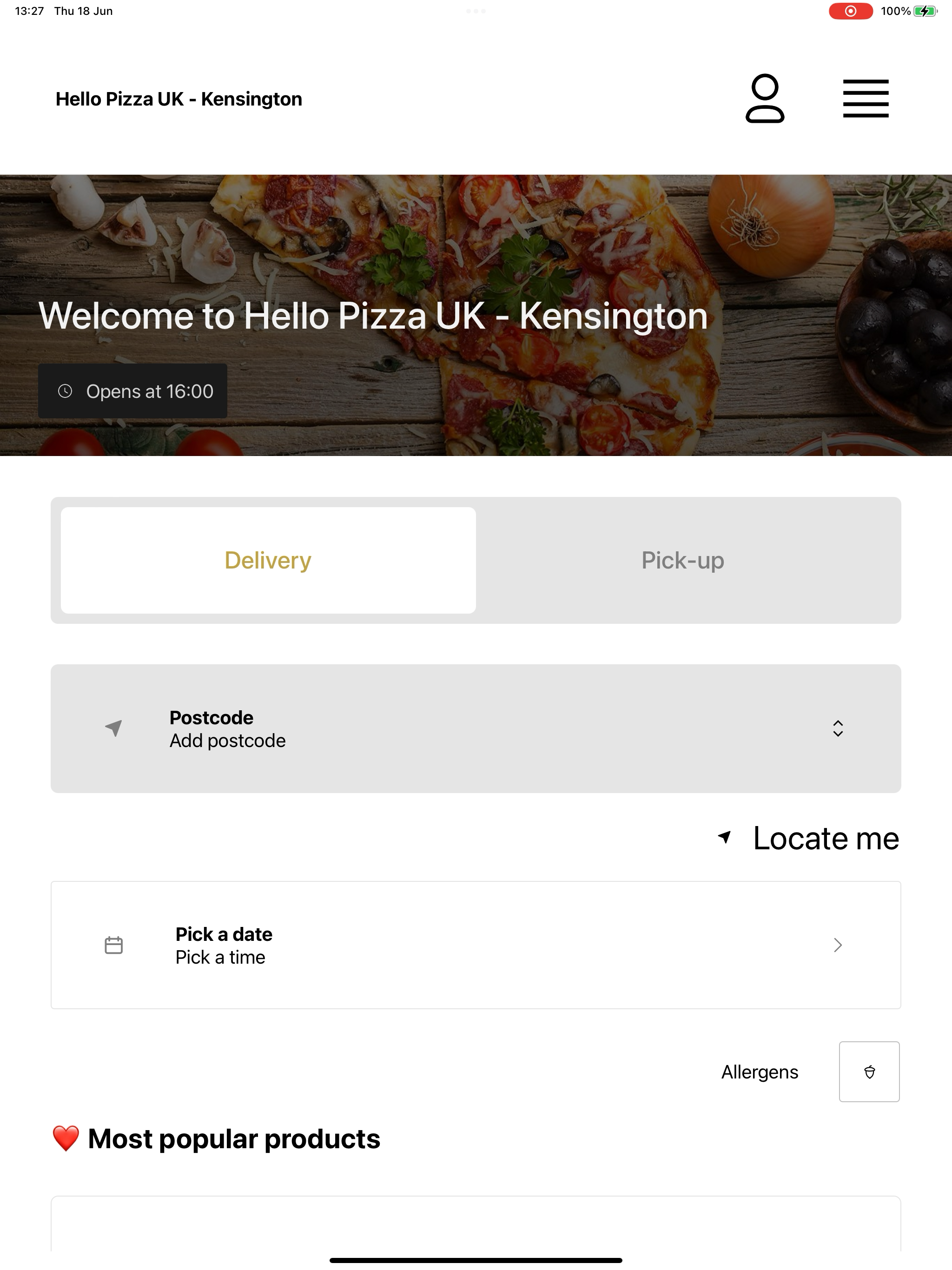 Hello Pizza UK screenshot 14