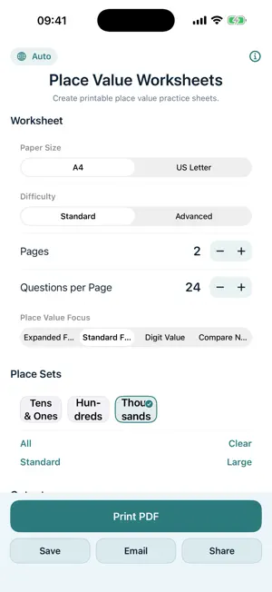 Place Value Worksheets screenshot 4