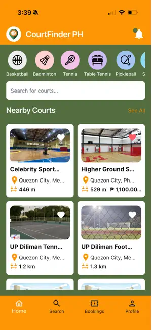 CourtFinder PH iPhone screenshot 1