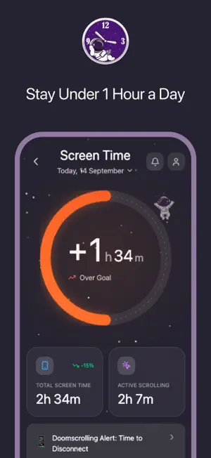 Major Tom: 1hour Screen Time screenshot 2