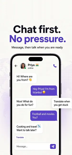 English Speaking Chat-BandUp screenshot 3