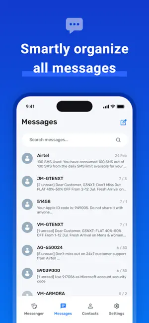 Text messaging screenshot 3