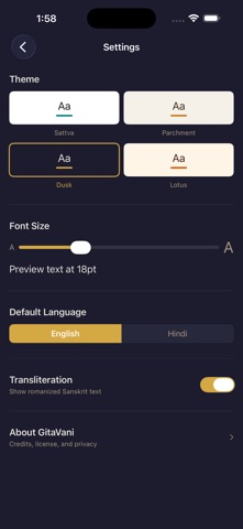 GitaVani iPhone screenshot