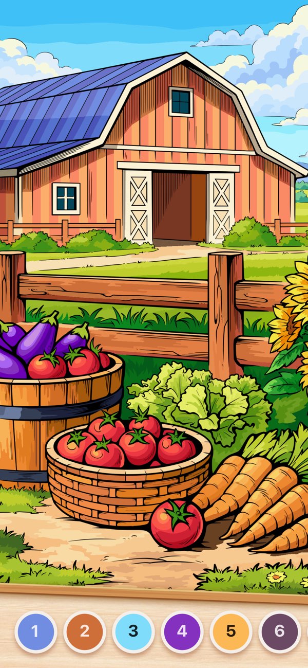 Barn Color: Farm Painting screenshot 1