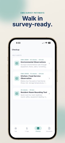 SNF Compliance HUB iPhone screenshot