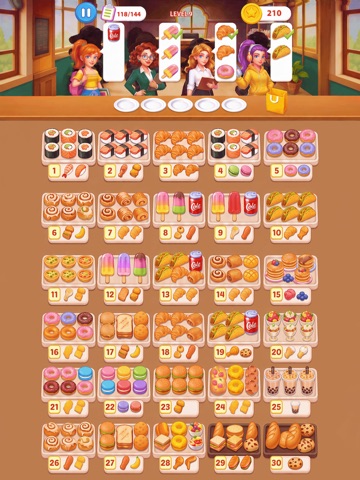 Food Order - Matching Sort Jam iPad screenshot
