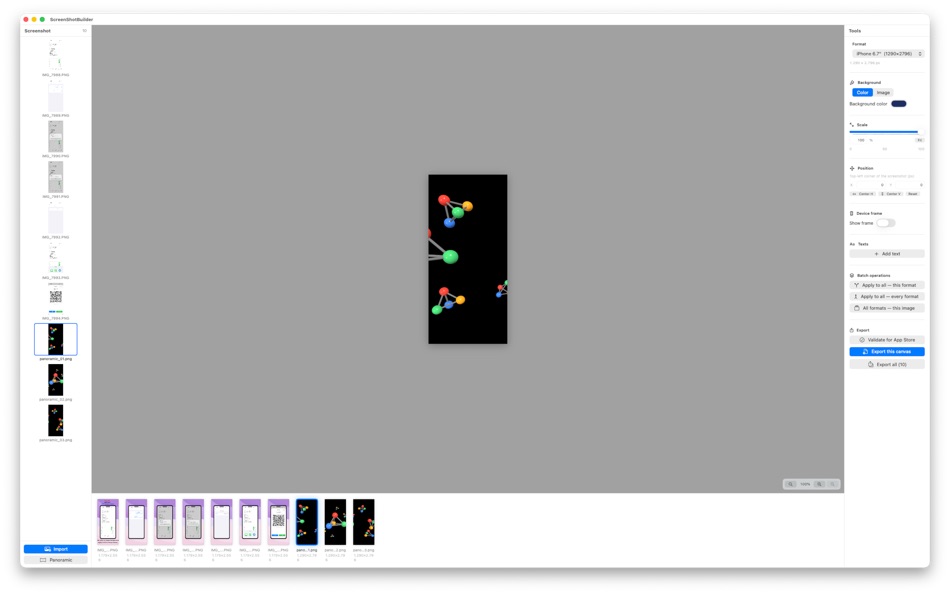 #4. ScreenshotBuilder (macOS) Által: Stefano Rampazzo