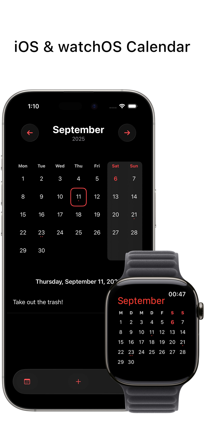 Datum - Calendar screenshot 1