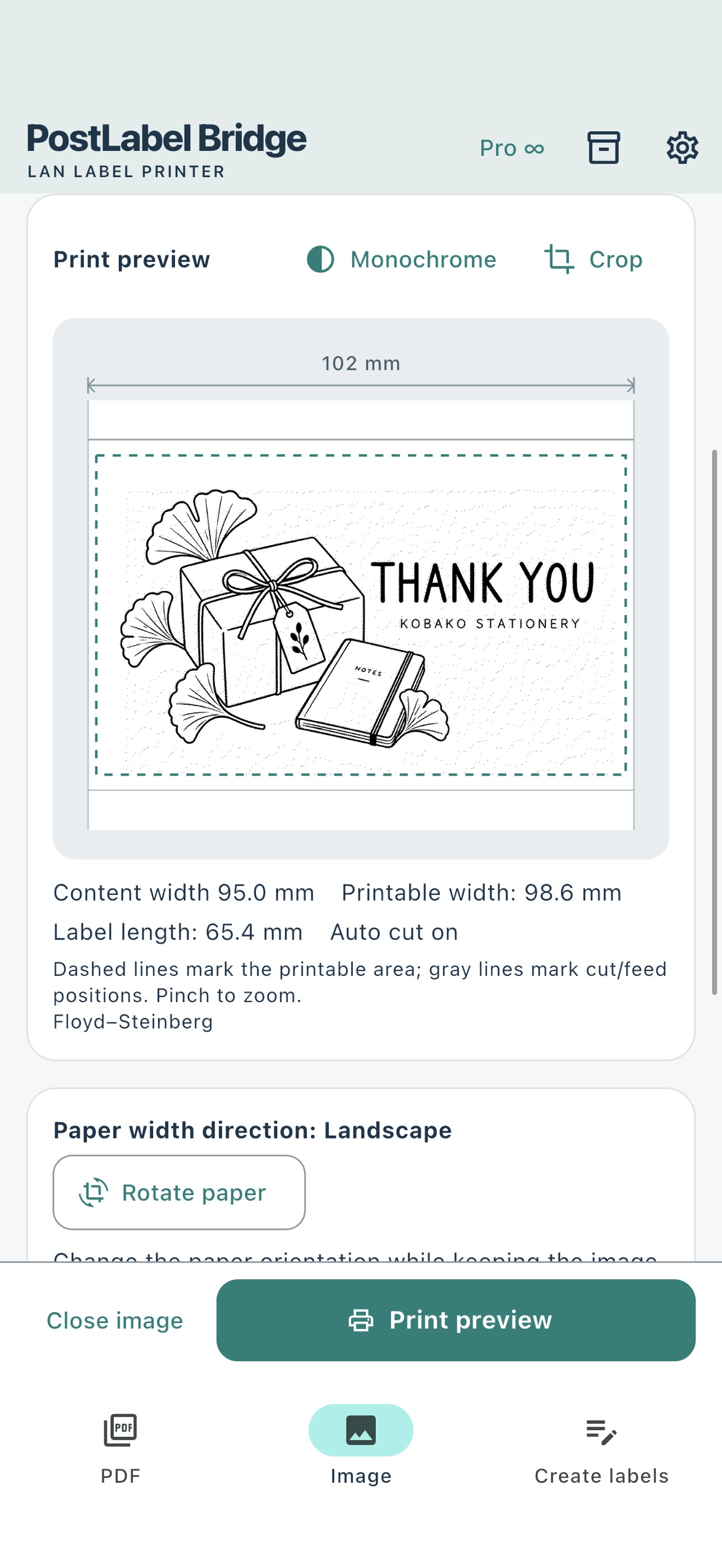 Screenshot 4 of PostLabel Bridge