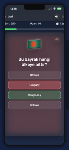 Bayrak & Başkent Quiz screenshot