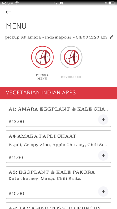 Aroma Restaurants Screenshot